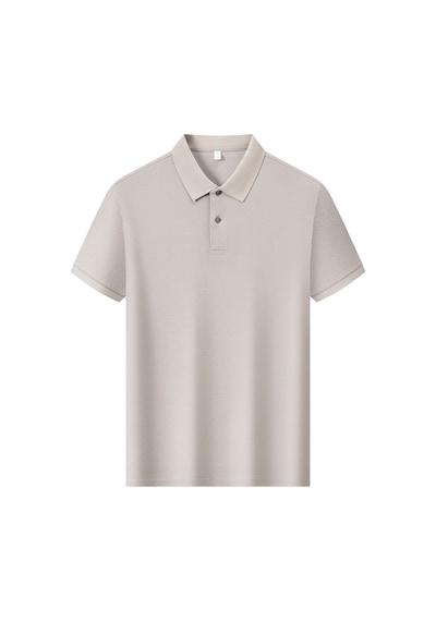 New Performance.arw86819.serintutan-antibakteriyel-yüksek Kalite.düğmeli Polo T.shirt Bej