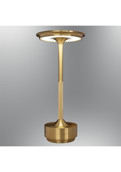 Özcan Aydınlatma 3016-03 Dumbbell Taşınabilir Masa Lambası Sarı