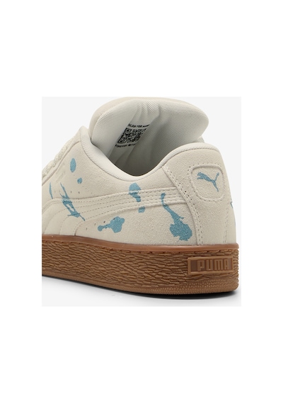 Puma Suede Xl Splatters Unisex Gri Spor Ayakkabı 01-gri 01-gri