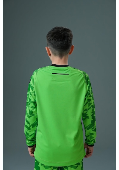 Hummel Line Kaleci Tek Üst Forma Neon Yeşil Çocuk