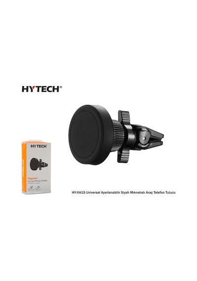 Hy-Xh15 Universal Ayarlanabilir Siyah Mıknatıslı Araç Telefon Tut