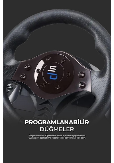 Subsonic Gs-750 Ps3/ps4/pc/xboxone/xbox360 Oyun Direksiyon Seti