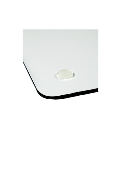 Miabella Home Şeffaf Cam Kesme Tahtası, Kesme Tablası Kenarları Oval, Antibakteriyal, Sunum Tahtası Şeffaf