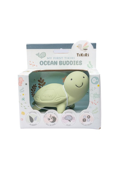 Tikiri Doğal Kauçuk Diş Kaşıyıcılı Oyuncak- Turtle
