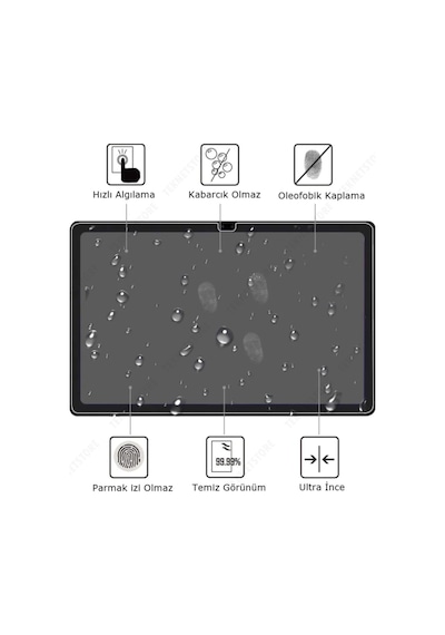 Huawei Mate Pad T10 - T10s Uyumlu Nano Kırılmaz Ekran Koruyucu