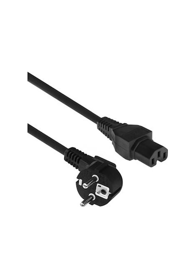C15 Oluklu Power Güç Kablosu - C15 Oyuklu Power Kablo - 1.8 mt