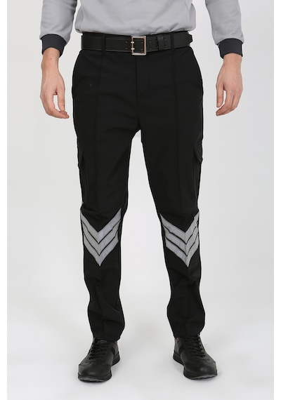 Yeni Tip Termo Likra Pantolon İçi Polarlı Kışlık Siyah Güvenlik Unisex Pantolon Ripstop Kışlık İçi Polarlı