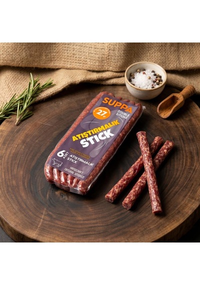 Suppa Double Smoke Atıştırmalık Et Çubukları 130 - 160 Gr
