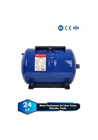 Sumarkt Trtank Profesyonel 24 Litre Yatay Ayaklı Nsf Membranlı Hidrofor Genleşme Tankı