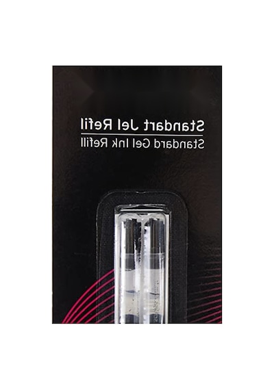 Yüksek Kaliteli Jumbo Jel Tükenmez Refil 2'li Blister - Siyah ---