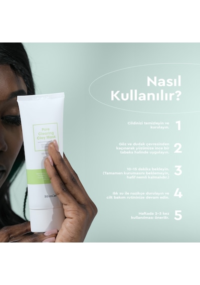 Bibimcos Pore Clearing Gözenek Temizliğine Özel Kil Maskesi 100 ML