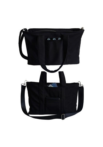 Tuttobene Idıly Siyah Tote Bag Omuz Çantası Laptop Kitap Evrak Taşınabilir Tb005