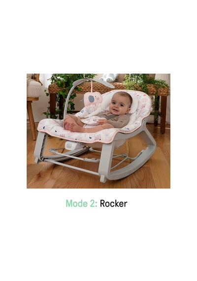 Keep Cozy 3'ü 1 Arada Ana Kucağı, Titreşimli Burst, Salıncak, 2 Yatma Pozisyonu, Oyun Kemeri