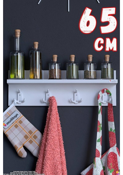Kedi 12 Kancalı Mutfak Askısı 3'lü Set 61,4x19 Cm - Şık Tasarım, Çok Amaçlı Düzenleyici Ve Yer Tasarrufu Beyaz Kedi 12 Kancalı Mutfak Askısı 3'lü Set 61,4x19 Cm - Şık Tasarım, Çok Amaçlı Düzenleyici Ve Yer Tasarrufu Beyaz