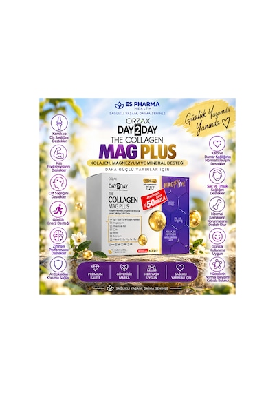 Mag Plus & Beauty Intense 2 Li Kolajen Destek Paketi