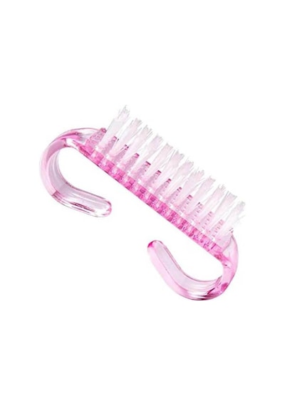 Koodmax Mini Tırnak Temizleme Fırçası Tırnak Toz Temizleme Fırçası Pembe 10'lu