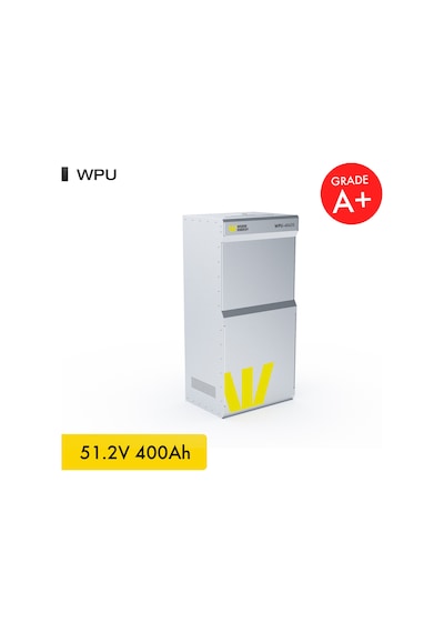 Werer Energy 48V 400Ah 21.5kW LiFePO4 WPU Series Bluetooth’lu Lityum Demir Fosfat Akü