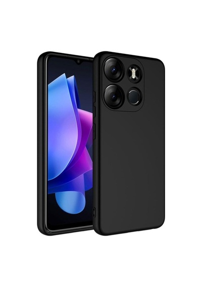 Tecno Spark Go 2023 Kılıf Zore Mara Lansman Kapak Siyah