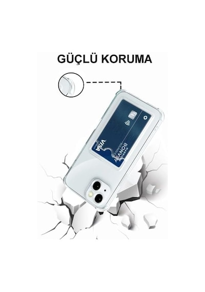 İphone 12 Pro Max Uyumlu Kamera Korumalı Kartlıklı Köşeleri Airbag Tasarımlı Darbe Önleyici Şeffaf Silikon Kıl Diğer İphone 12 Pro Max Uyumlu Kamera Korumalı Kartlıklı Köşeleri Airbag Tasarımlı Darbe Önleyici Şeffaf Silikon Kıl Diğer
