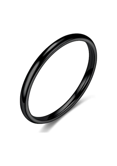 2Mm Süper Ince Bombeli Parlak Çelik Alyans Yüzük Cl26 553605946