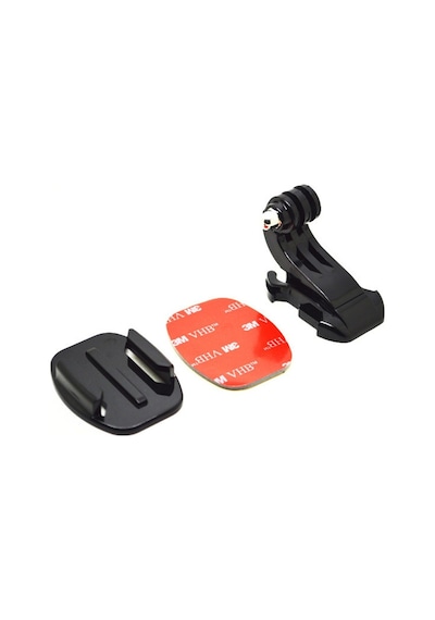 Sjcam Düz Yüzey Yapıştırma Aparatı 3m Bant + j Hook Aparatı