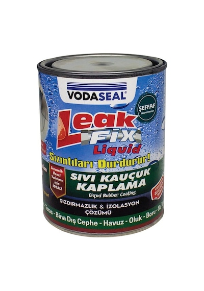 Vodaseal Leak Fix Liquid Sıvı Kauçuk Kaplama 700 Şeffaf