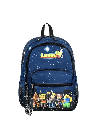 Lilymoon Yıldızlı Blok Karakterli Level Up 3'lü Okul Seti Lacivert