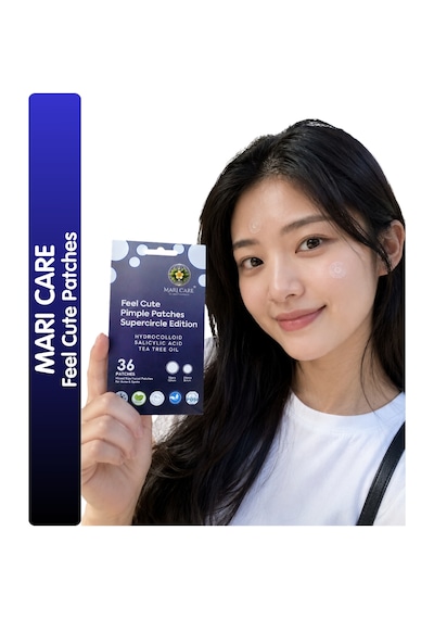 Mari Care Feel Cute Yarı Saydam Pimple Patches 36 Adet 0,35 Mm Ekstra İnce Hidrokolloid Akne Karşıtı Yama