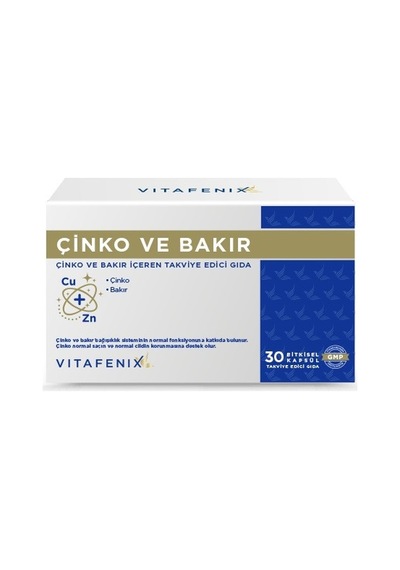 Vitafenix Çinko Bakır 30 Kapsül