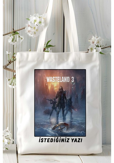 Art Hediye Wasteland Oyun Baskılı Omuz Çanta Kişiye Özel Model 3 Çok Renkli
