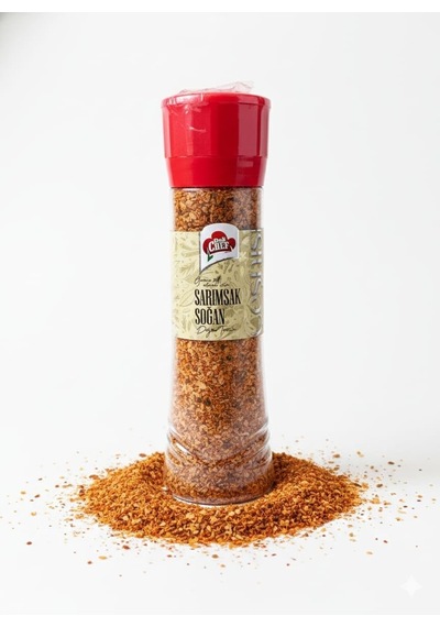 Soğan & Sarımsak Baharat Karışımı 170 G Porselen Değirmen Kapaklı