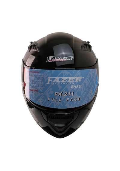 Fazer 22.R06 Double Vizörlü Full Face Spoiler Motorsiklet Kaskı Siyah