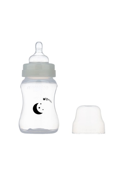 Mamajoo Gece & Gündüz Biberonu 270 ml & Saklama Kutulu İkili Emzik - Pearl