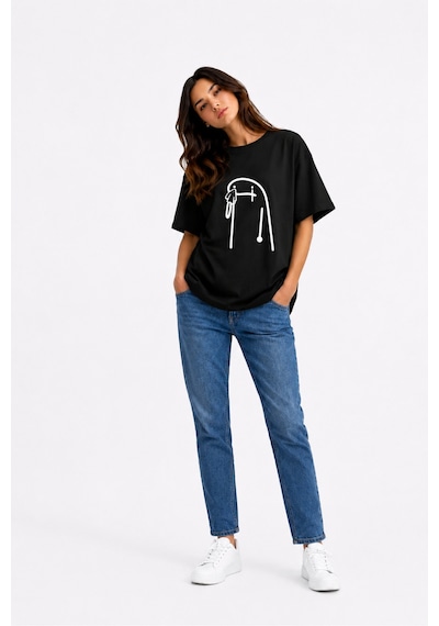 Nevermind Komik Terlik Fırlatan Çöp Adam Çift Tişörtü Oversize Unisex Sevgili Kombini Baskılı Beyaz Siyah Siyah Nevermind Komik Terlik Fırlatan Çöp Adam Çift Tişörtü Oversize Unisex Sevgili Kombini Baskılı Beyaz Siyah Siyah