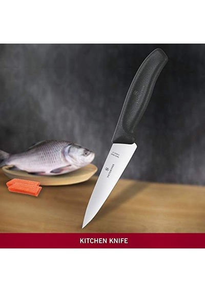 Mutfak Bıçağı Tranç Blister Uzunluk 12 Cm, 6.8003.12b Üstüne Siyah