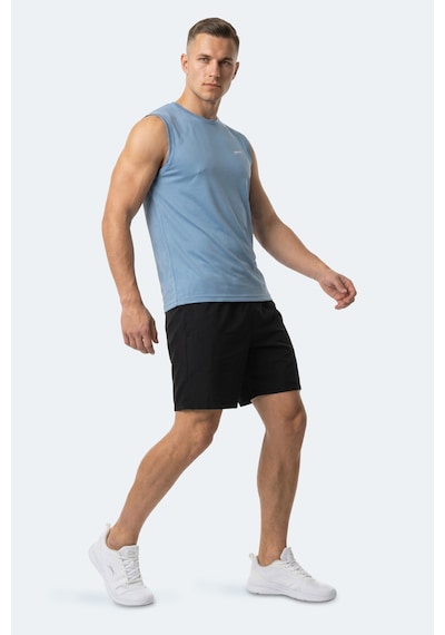 Slazenger Herofıt Erkek Kolsuz Mavi Atlet