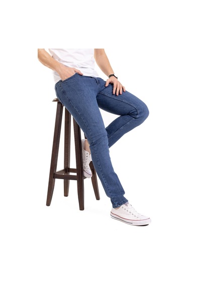 Erkek Denim Regular Fit Rahat Kalp Normal Bel Düz Paça Likralı Kot Pantolon 95505 Açık Mavi-Açık Mavi Erkek Denim Regular Fit Rahat Kalp Normal Bel Düz Paça Likralı Kot Pantolon 95505 Açık Mavi-Açık Mavi