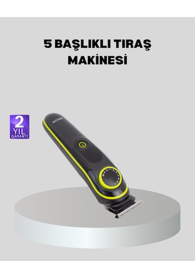 Erkek Bakım Seti Kablosuz Şarjlı Tıraş Makinesi, Su Geçirmez Ve Sessiz Motorlu - Lisinya 1 - 2 Saat