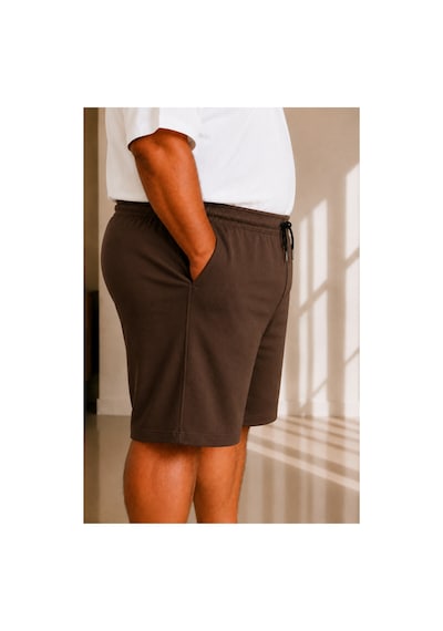 Sngl Tekstil Erkek Büyük Beden Kapri 3xl 4xl 5xl 6xl 7xl 8xl 9xl Kahverengi