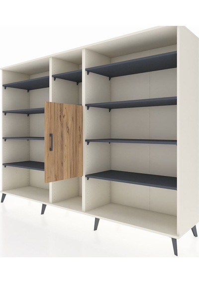 Hyperion Dolap 12 Raflı Tek Kapaklı 220x44x163 Aytaşı-çam/antrasit Atlas Çam/antrasıt - Aytası Hyperion Dolap 12 Raflı Tek Kapaklı 220x44x163 Aytaşı-çam/antrasit Atlas Çam/antrasıt - Aytası