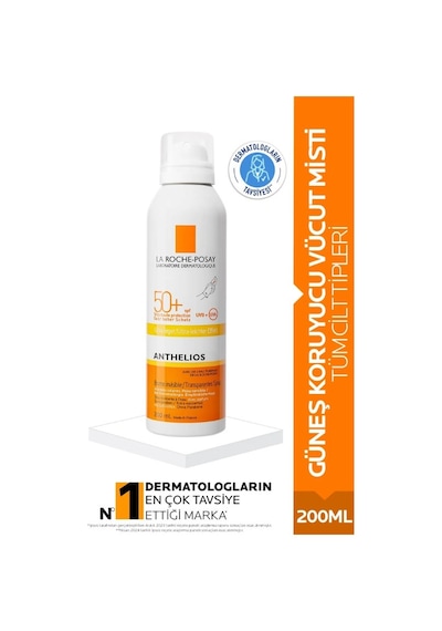 La Roche Posay Anthelios Transparentes Koruyucu Güneş Kremi SPF50+ 200 ML