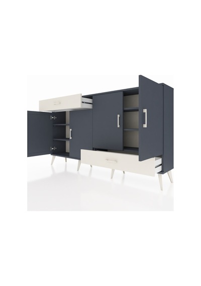 Arges Konsol 5 Raflı 2 Çekmeceli 4 Kapaklı 176x30x99 Antrasit-ant Antrasit-antrasit/aytaşı Arges Konsol 5 Raflı 2 Çekmeceli 4 Kapaklı 176x30x99 Antrasit-ant Antrasit-antrasit/aytaşı