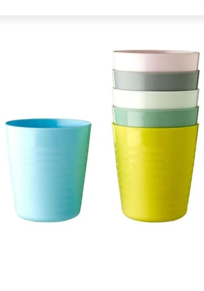 Ikea 36 Parça Bebek& Çocuk Çatal Kaşık Bıçak Bardak Kase Tabak Ta Çok Renkli