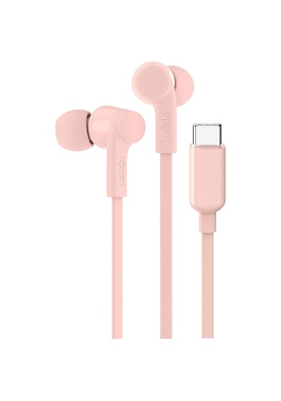 Soundform Kablolu Kulaklık Pembe Mikrofonlu Kulak İçi Tasarım, Usb-c Konnektör, İphone 15, İpad