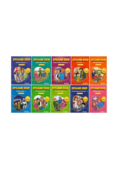 3.ve 4.sınıflar İçin Efsane Ekip Hikaye Seti Slime Set Hediye