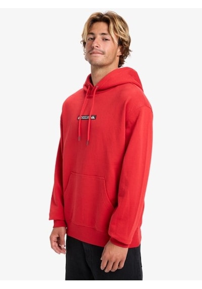 Quiksilver Quıksılver Dna Hoodıe Salsa - Solid Erkek Sweatshırt Eqyft05121-rzm0 Kırmızı