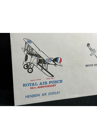 1970 İngiltere Kraliyet Hava Kuvvetleri Royal Air Force Fdc Limited First Raf Air Display At Hendon 1920 Cover