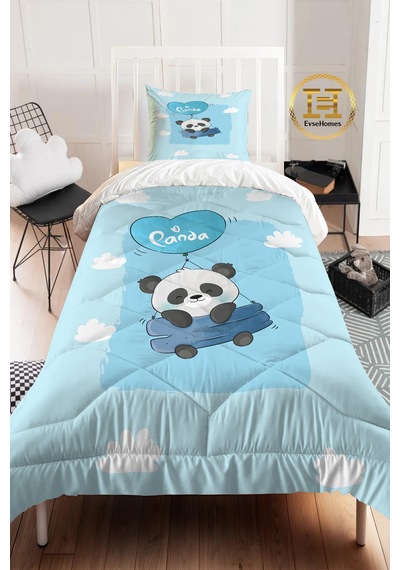 Uçan Panda Yorgan Seti