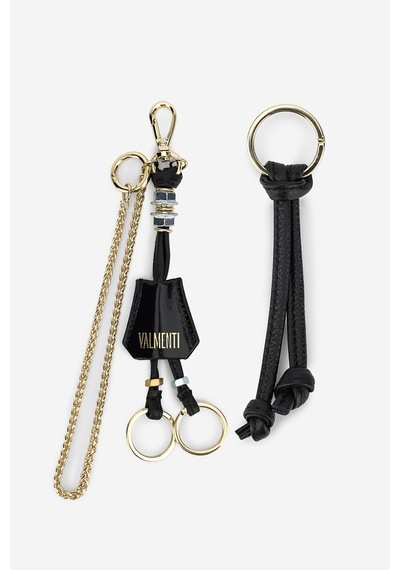 Valmenti Kadın Deri/metal Siyah Charm Çanta 1169 06667 Bn Aks Sk26-27 Nero/nero