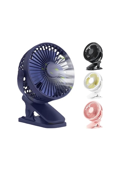 Fan Masaüstü 3 Kademeli Şarjlı Taşınabilir Qtop F9